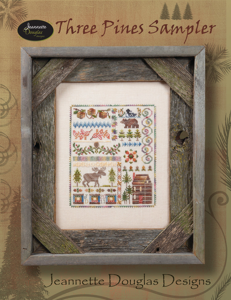 Three Pines Sampler by Jeannette Douglas Designs