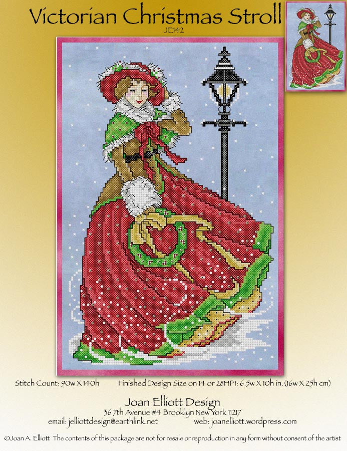 Victoria Christmas Stroll by Joan Elliott Design