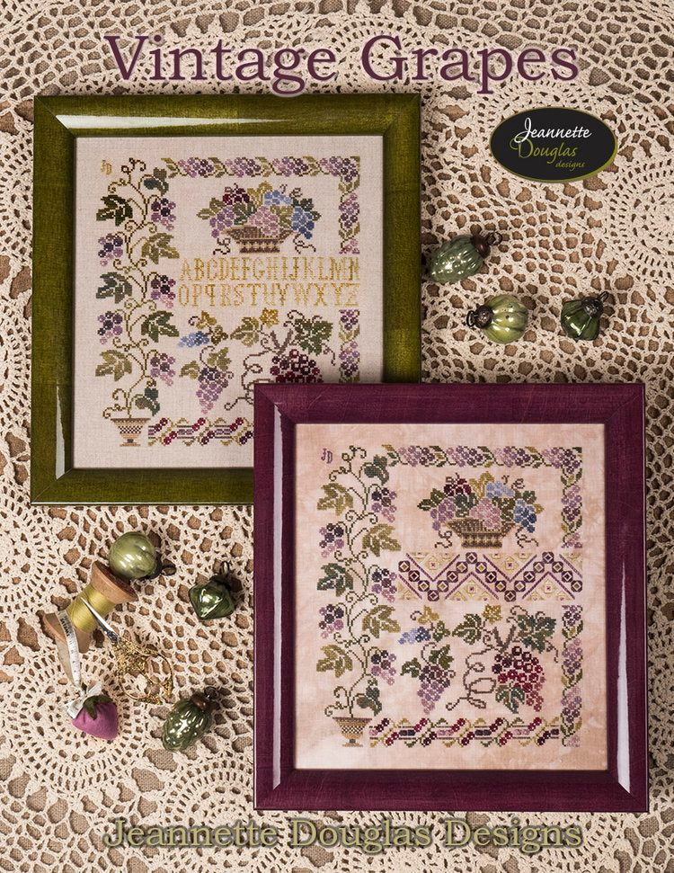 Vintage Grapes by Jeannette Douglas Designs