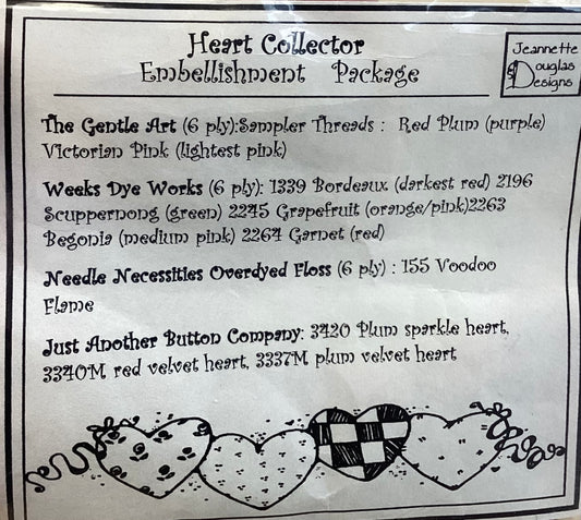 Heart Collector Embellishment Package by Jeannette Douglas Designs