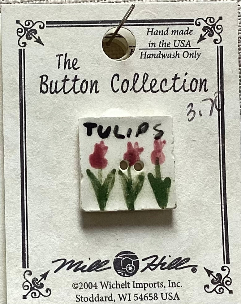 Tulip Seed Marker Button by Mill Hill