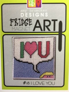 Fridge Art: I Love You by Amy Bruecken Designs