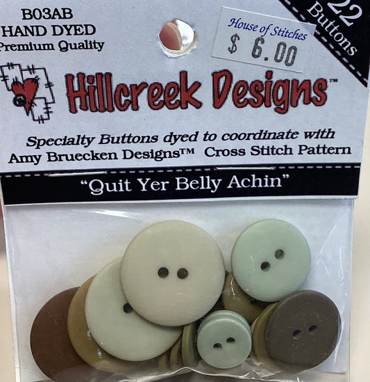 Quit Yer Belly Achin Button Pack by Hillcreek Designs