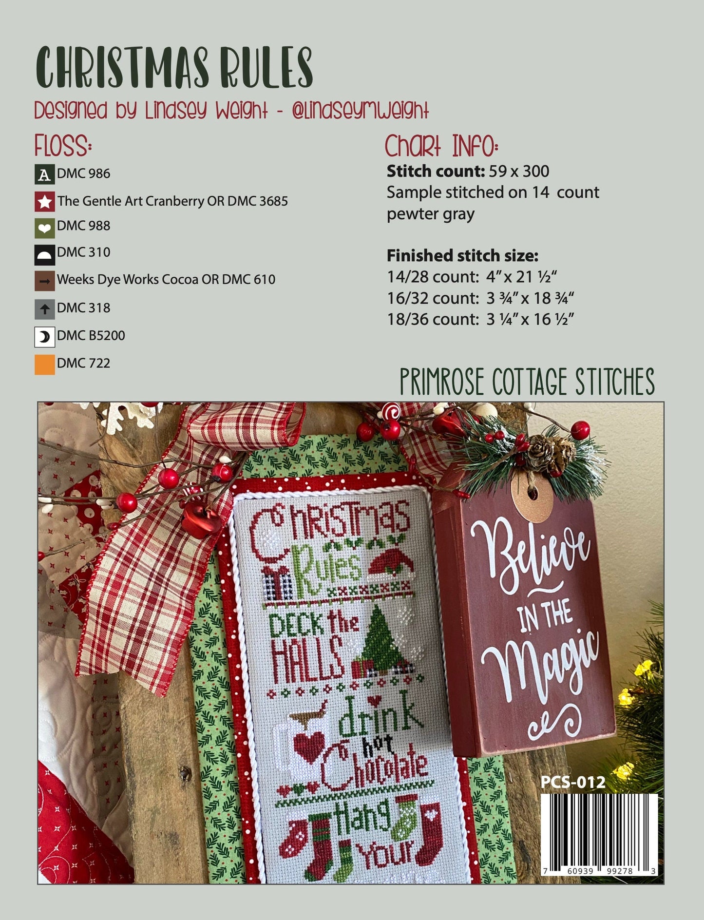 Christmas Rules by Primrose Cottage