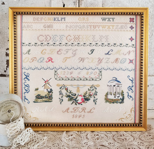 Red R Sampler by Hello from Liz Mathews