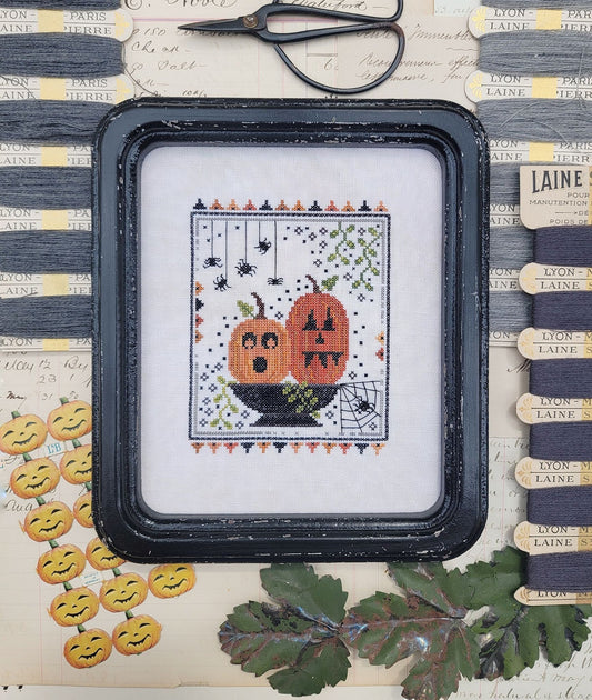 Two Pumpkins Bright by Hello from Liz Mathews