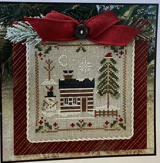 Log Cabin Christmas No. 9: Log Cabin Mr. Snow by Little House Needleworks