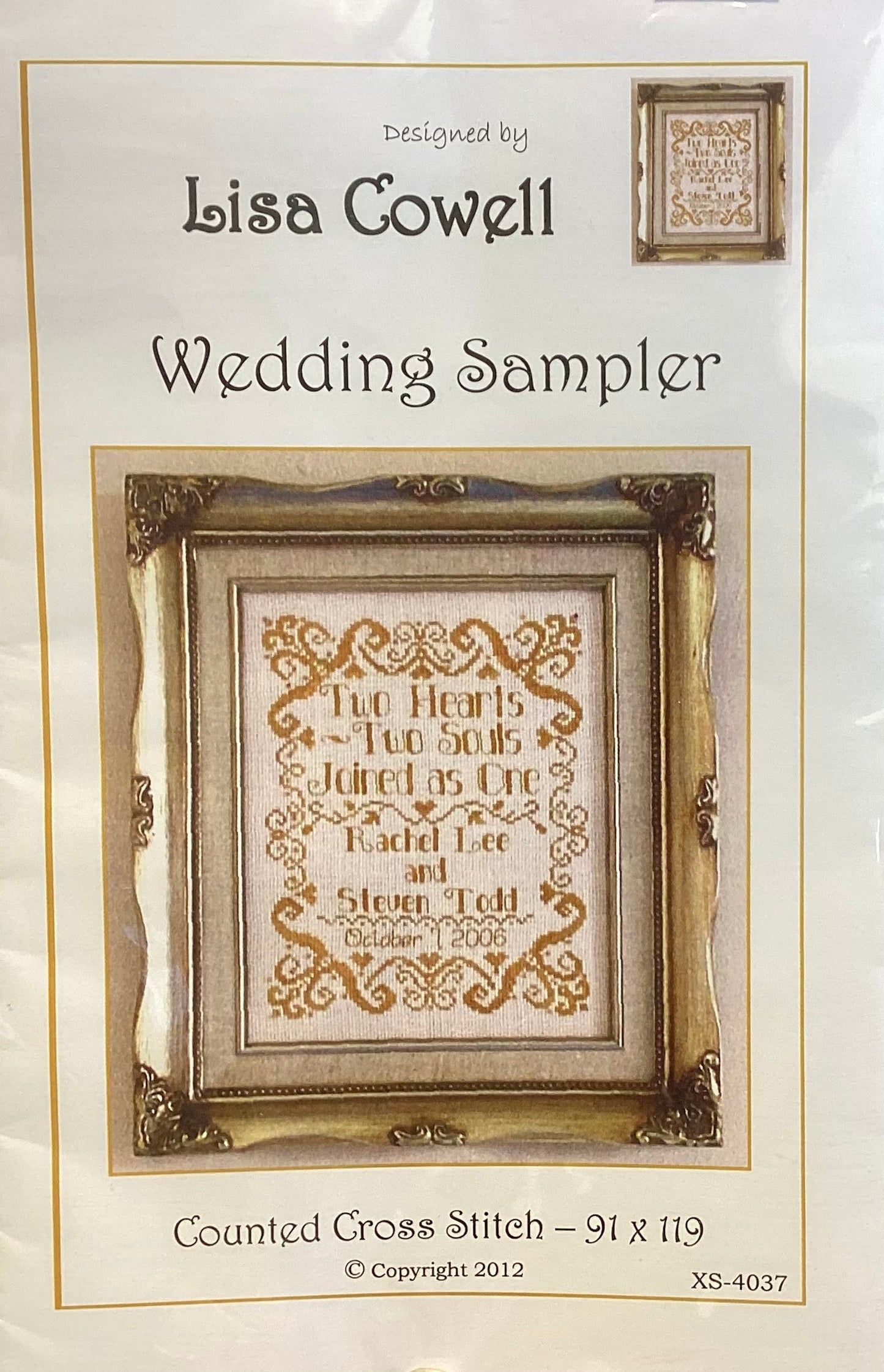 Wedding Sampler by Lisa Cowell