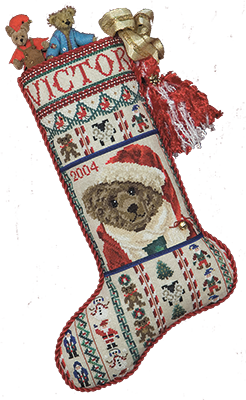 Victor’s Stocking by Just Nan