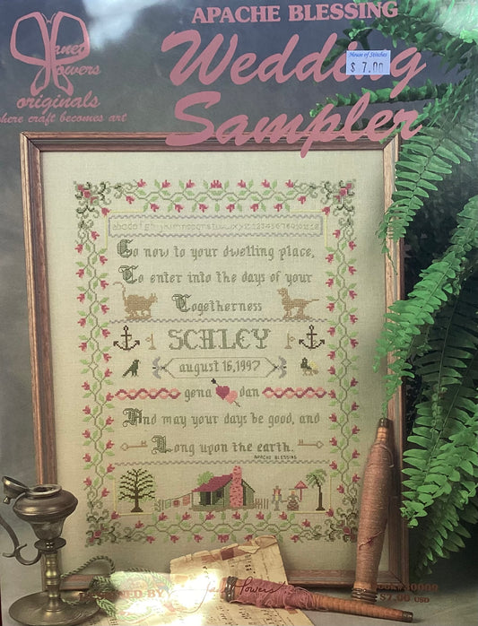 Apache Blessing Wedding Sampler by Jeanette Crews Designs