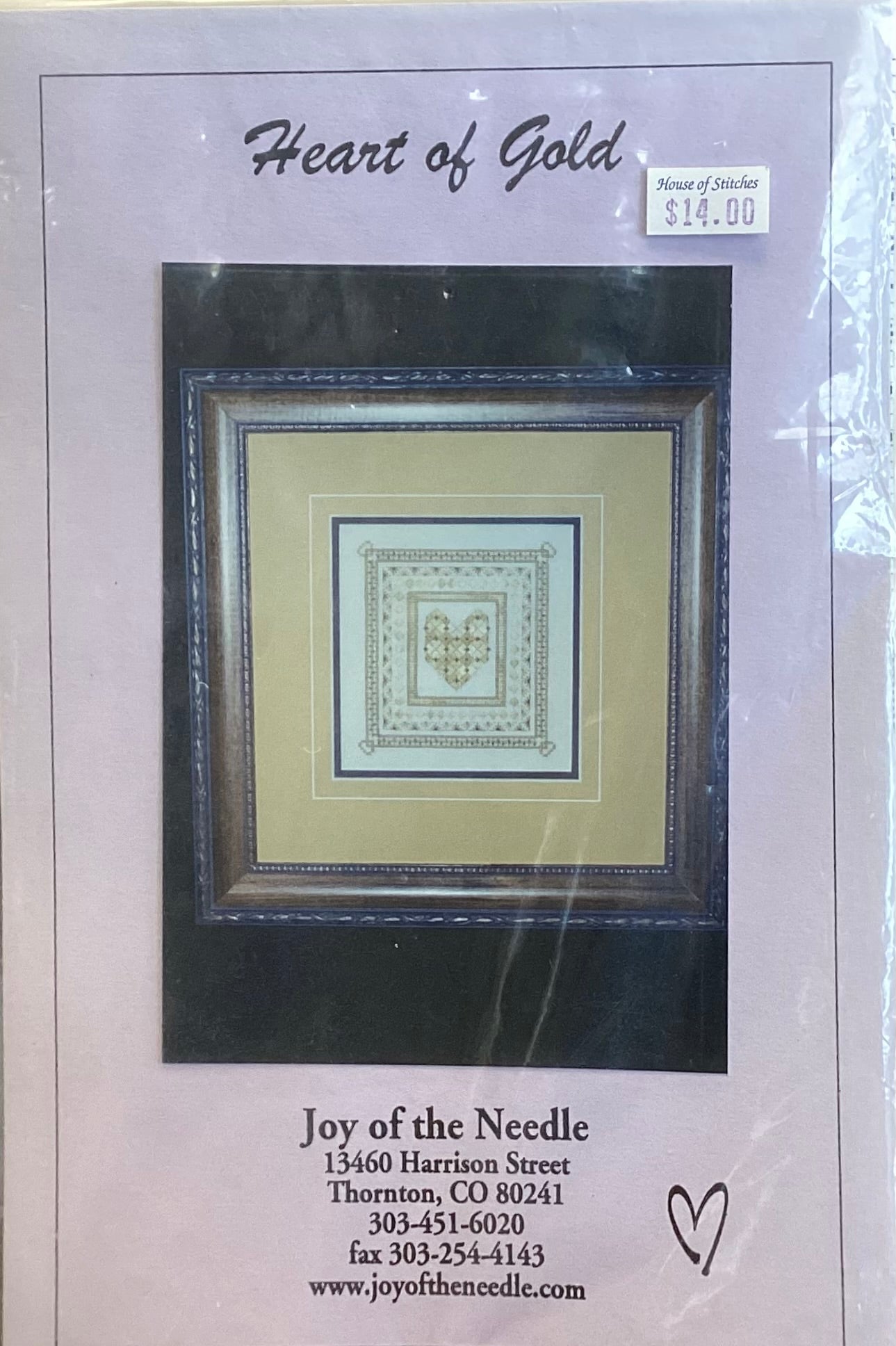 Heart of Gold Kit by Joy of the Needle