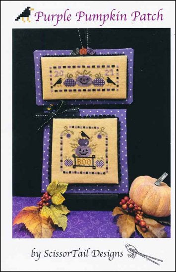 Purple Pumpkin Patch by ScissorTail Designs