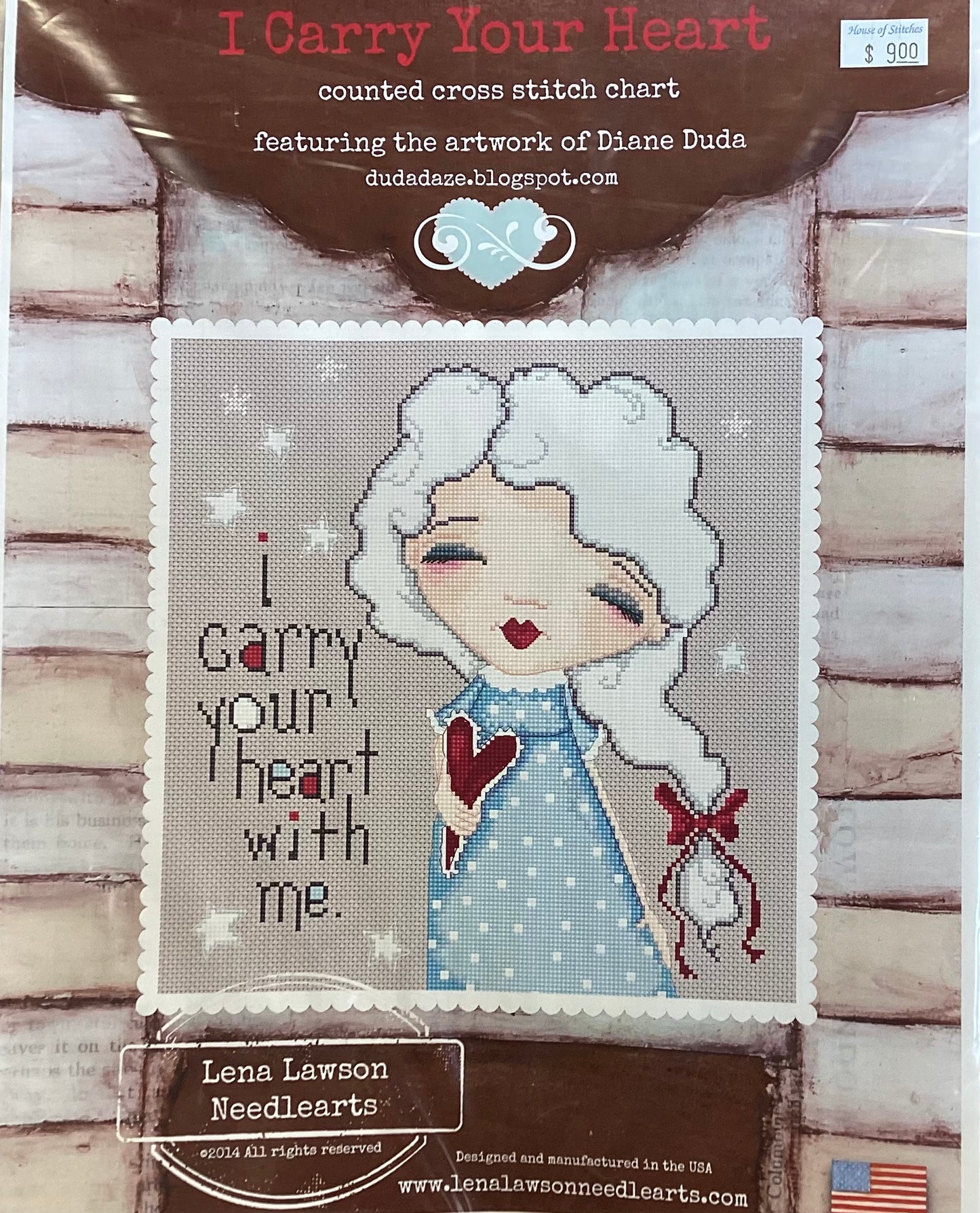 I Carry Your Heart by Lena Lawson Needlearts