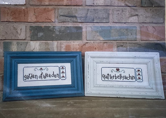 Bellyachin & Garden of Weeden by Angel Stitchin