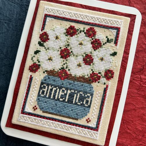 Patriotic Petunias  By Sweet Wing Studio