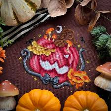 Mushroom Halloween by The Stitch Crypt