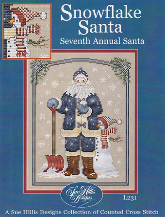 Snowflake Santa: Seventh Annual Santa by Sue Hillis Designs