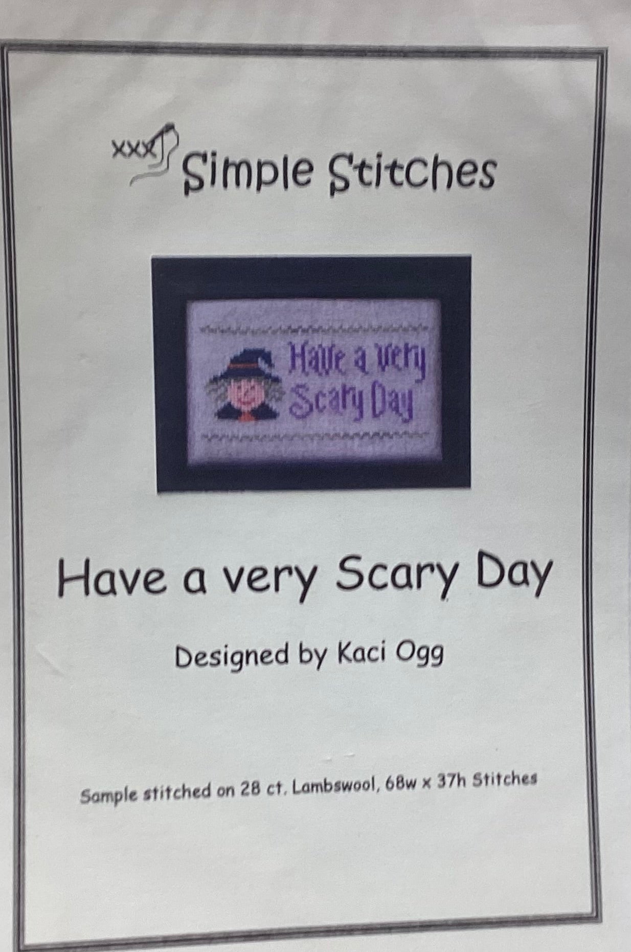 Have a Very Scary Day by Simple Stitches