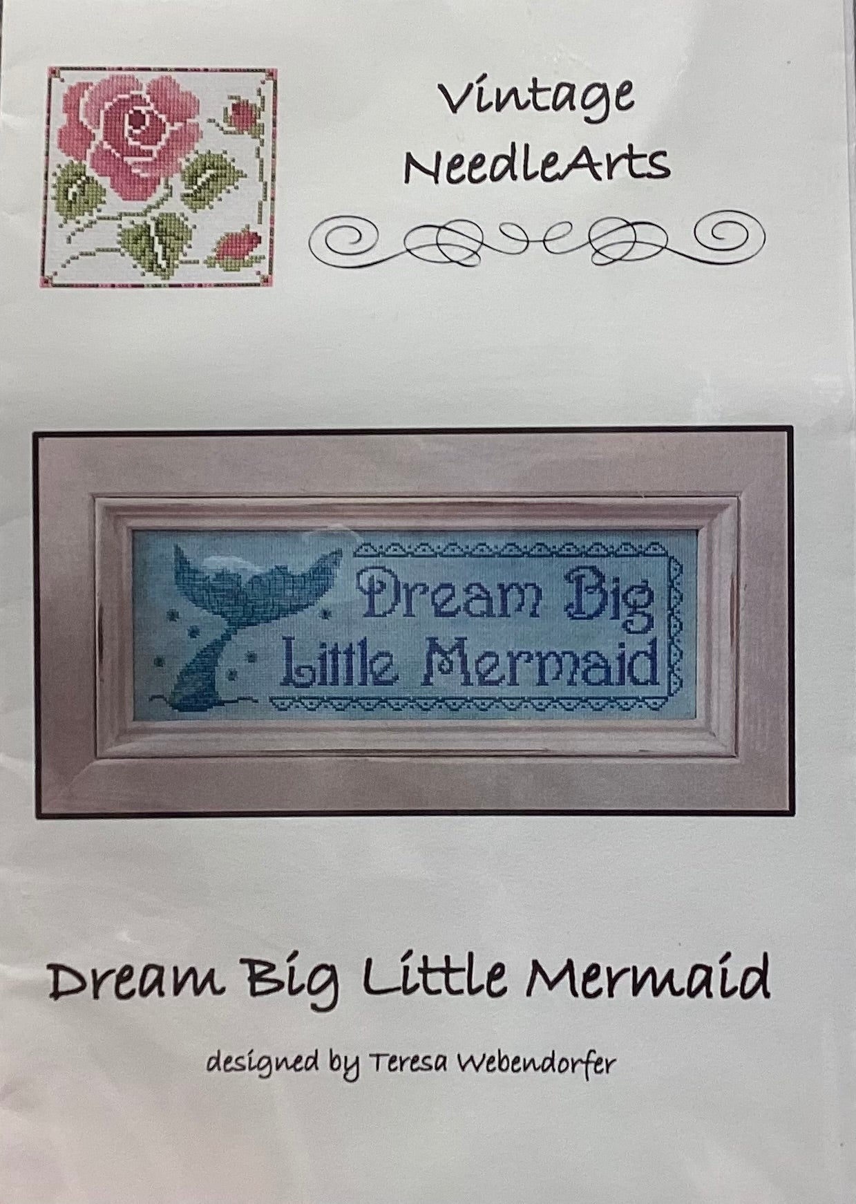 Dream Big Little Mermaid by Vintage NeedleArts