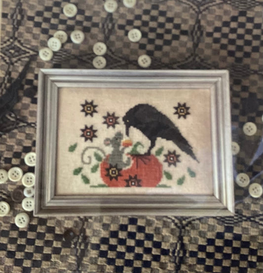 Candy Corn & Pumpkin by Stitches by Ethel