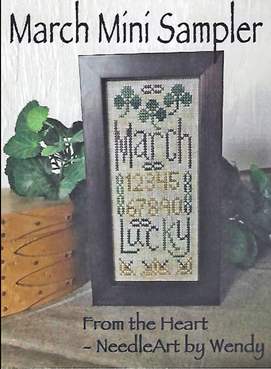 March Mini Sampler by From the Heart - NeedleArt by Wendy