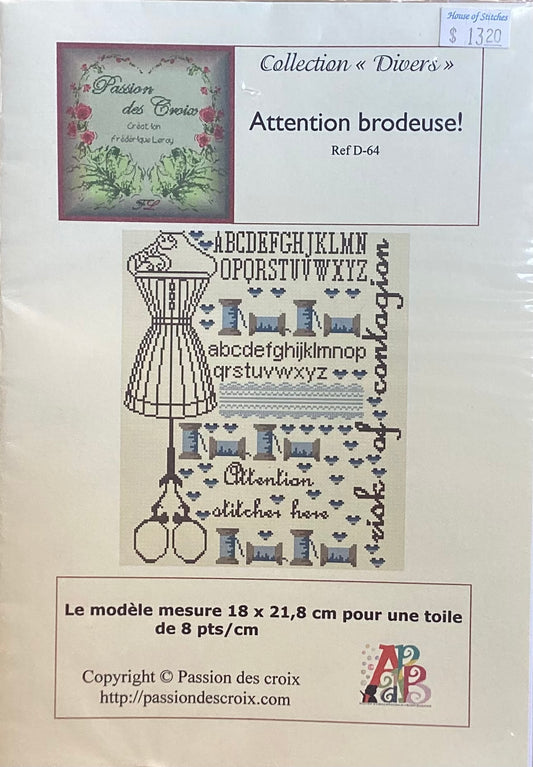 Attention brodeuse! by Passion des Croix