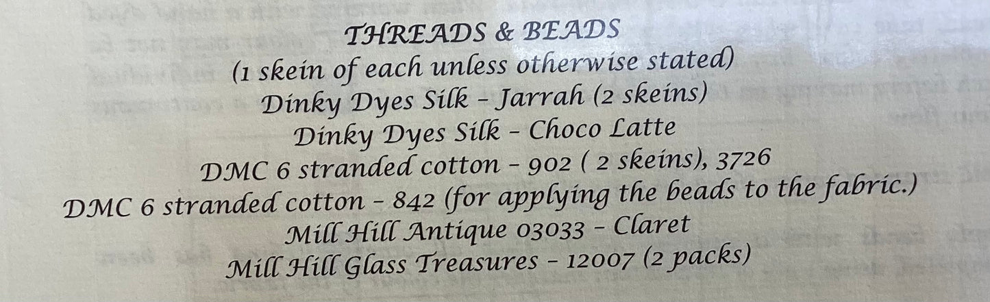 Chocolate & Cherries by Heirloom Embroideries