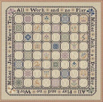 A Quaker Game Board by Papillon Creations