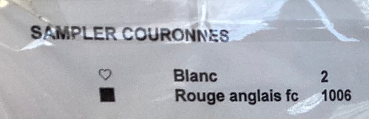 Sampler Couronnes by Anagram diffusion