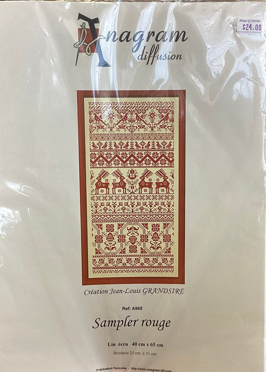 Sampler Rouge by Anagram diffusion