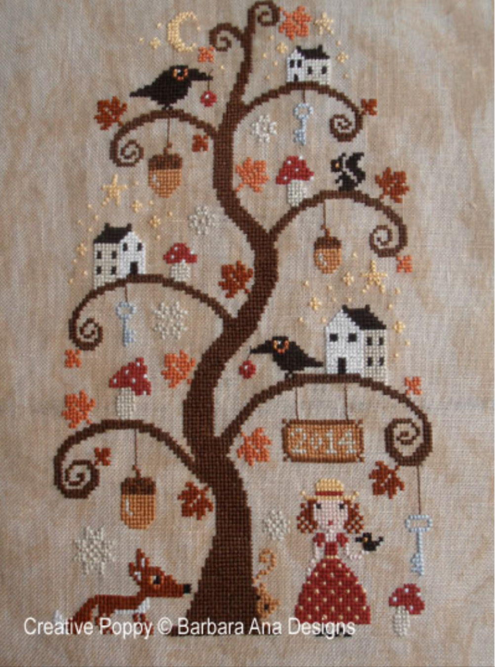 Autumn Tree by Barbara Ana Designs
