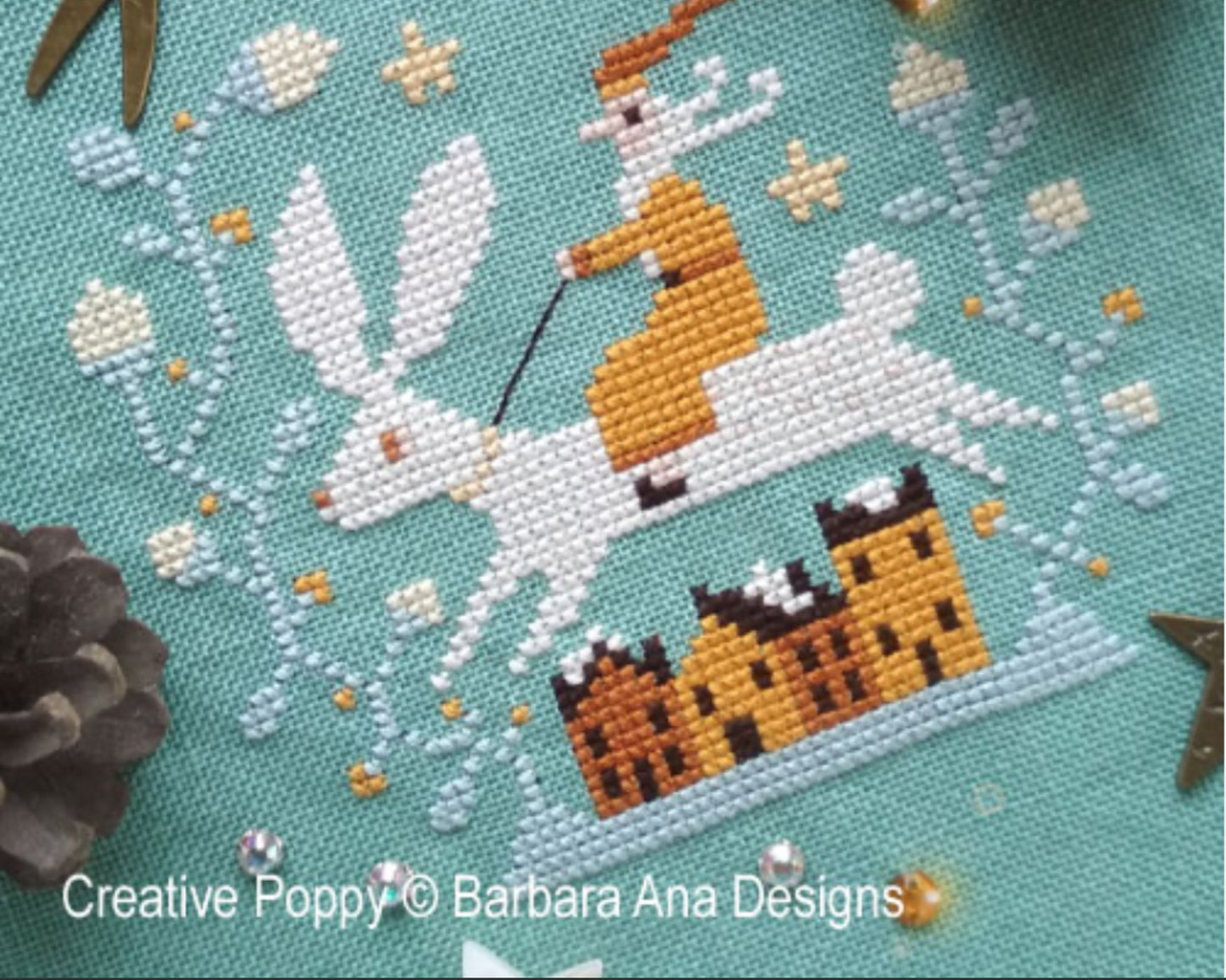 Christmas Hare by Barbara Ana Designs