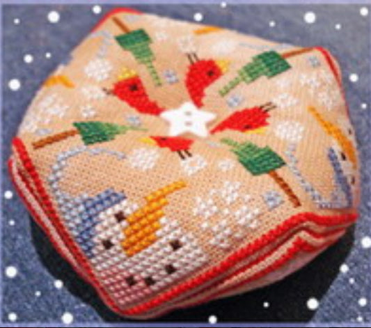 Winter Biscornu by Barbara Ana Designs