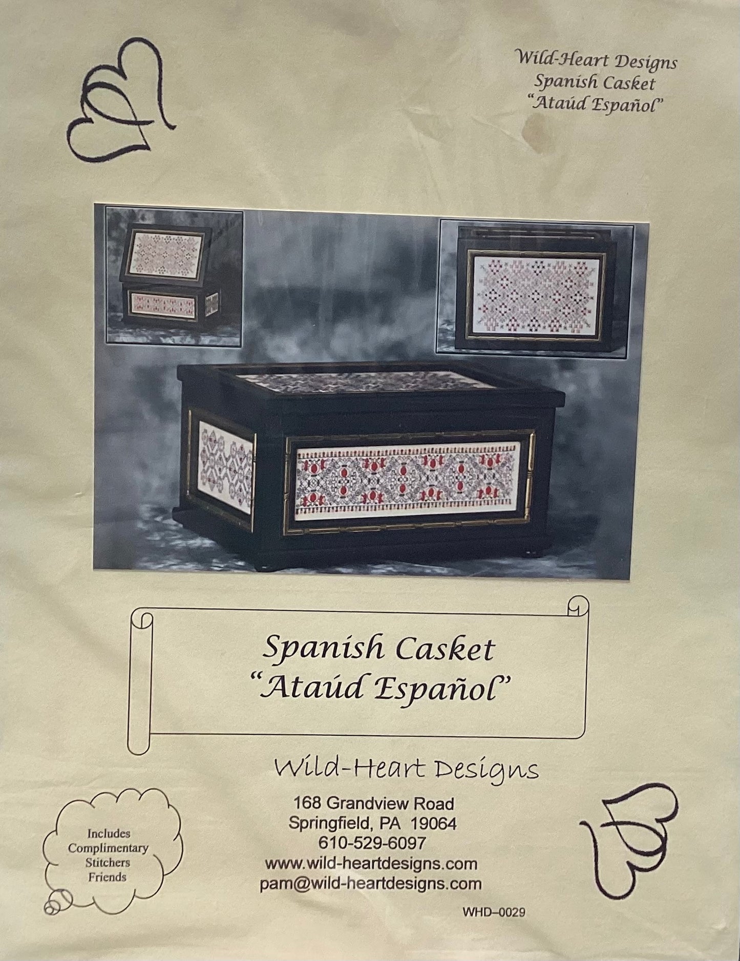 Spanish Casket “Ataúd Español” by Wild-Heart Designs