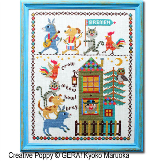 Bremen Town Musicians by GERA! Kyoko Maruoka