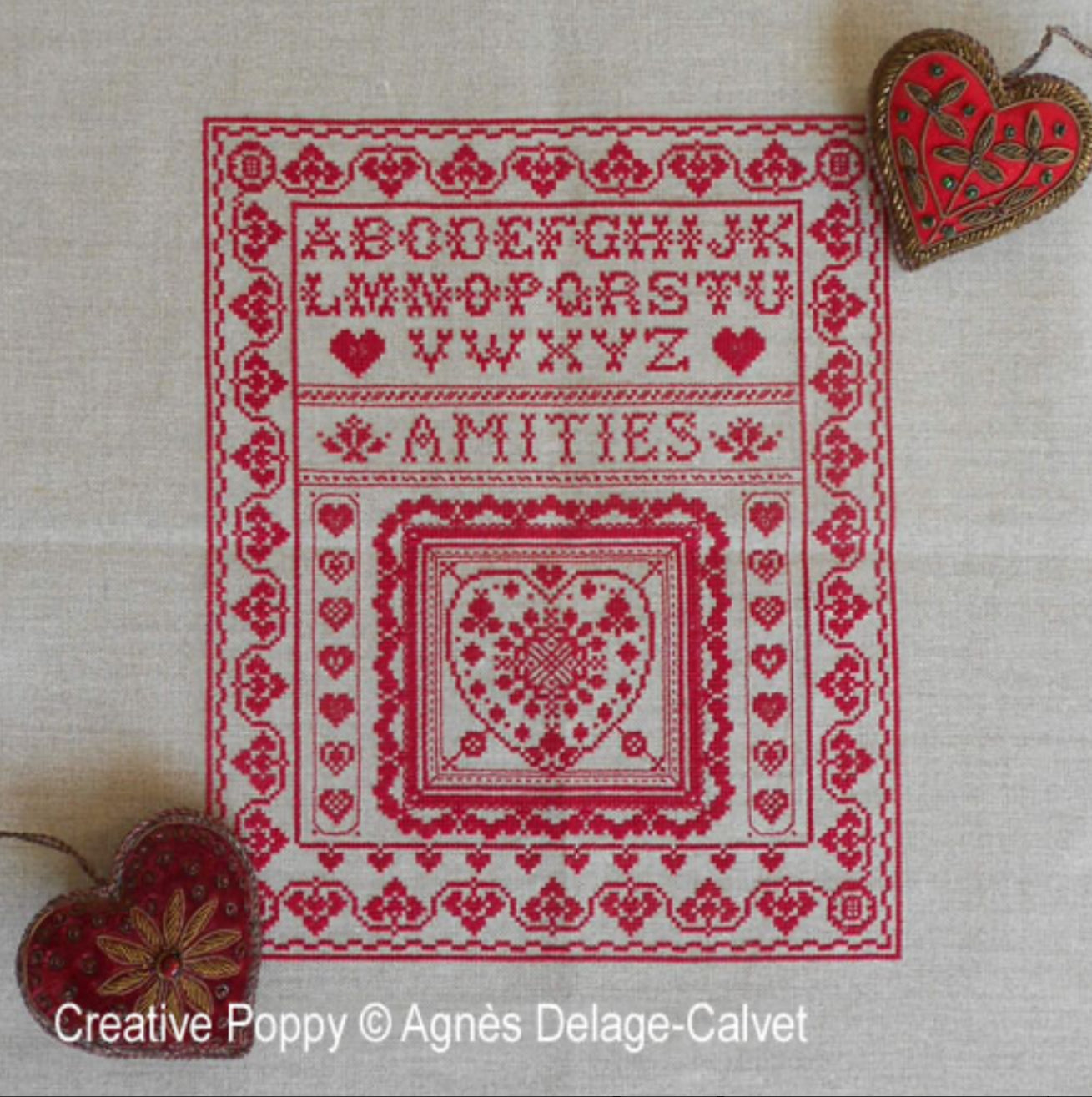 Friendship Sampler by Agnès Declage-Calvet