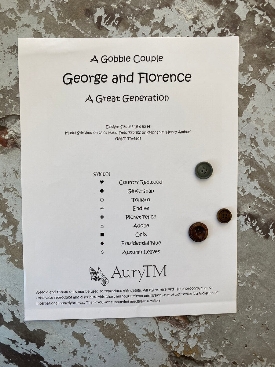 A Gobble Couple: George and Florence  A Great Generation by AuryTM