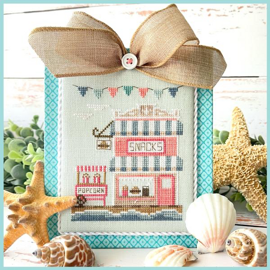 Beach Boardwalk: Snack Shop by Country Cottage Needleworks