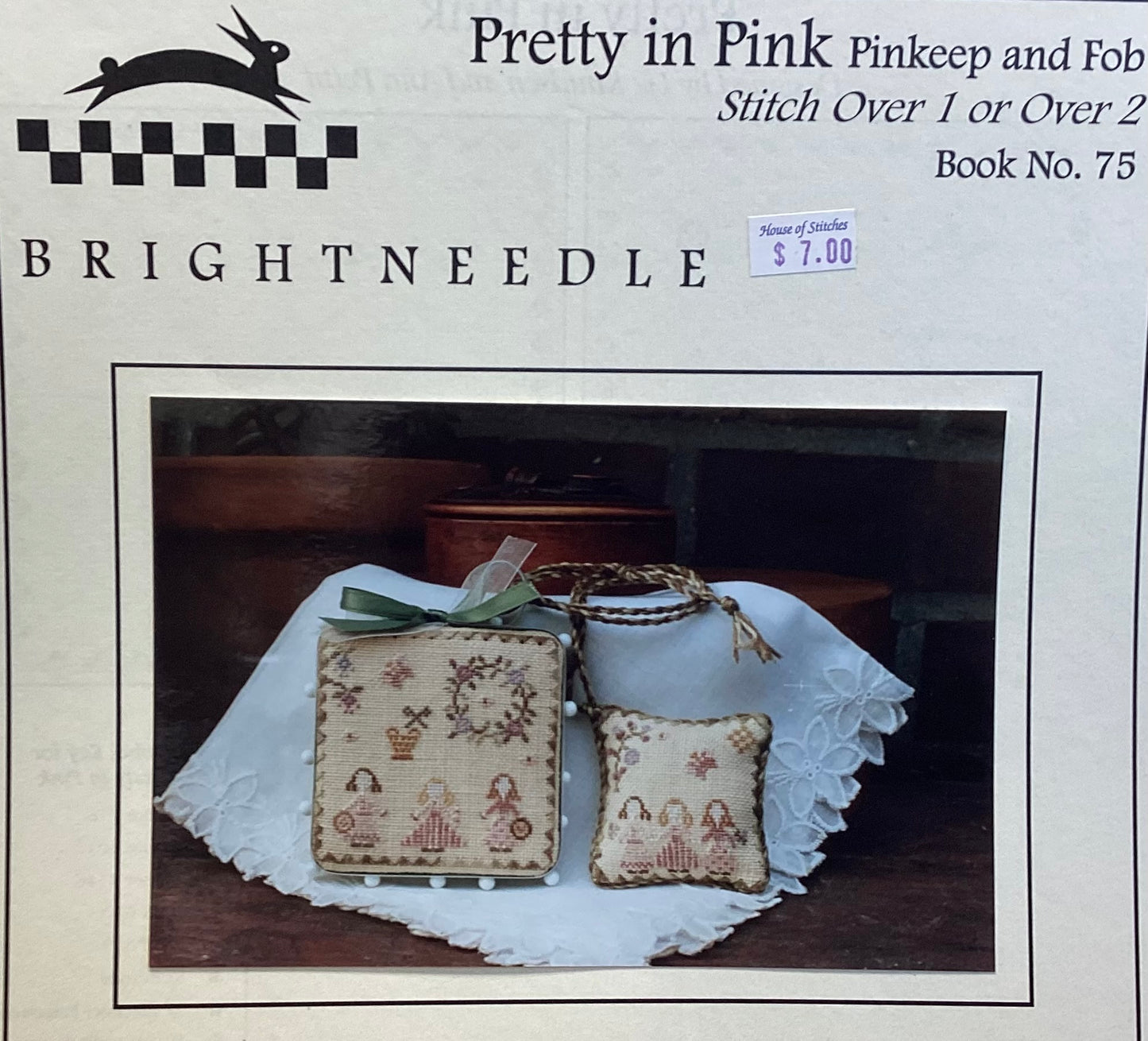 Pretty in Pink Pinkeep and Fob by Brightneedle Charted Designs