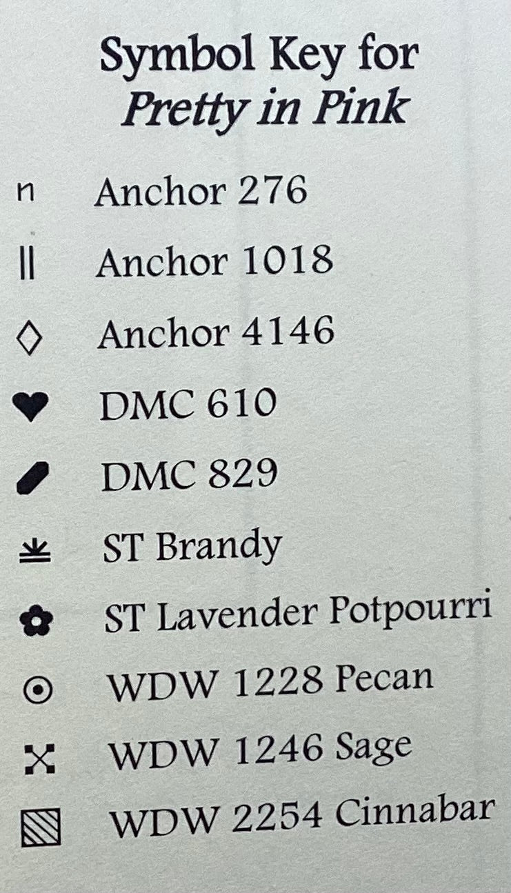 Pretty in Pink Pinkeep and Fob by Brightneedle Charted Designs