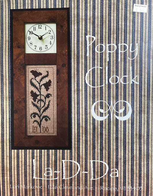 Poppy Clock by La-D-Da