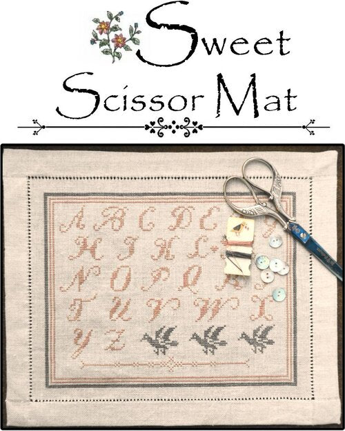 Sweet Scissor Mat by La-D-Da