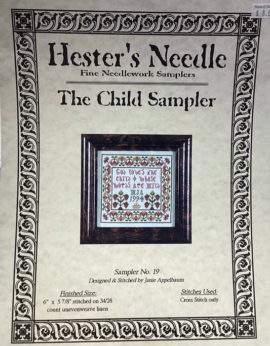 The Child Sampler by Hester’s Needle