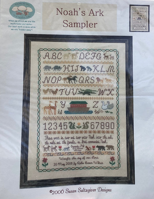Noah’s Ark Sampler by Susan Saltzgiver Designs
