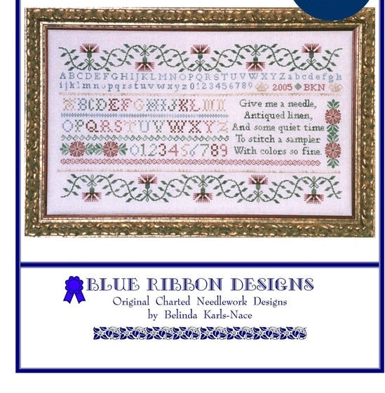 A Sampler for Merry Pat by Blue Ribbon Designs