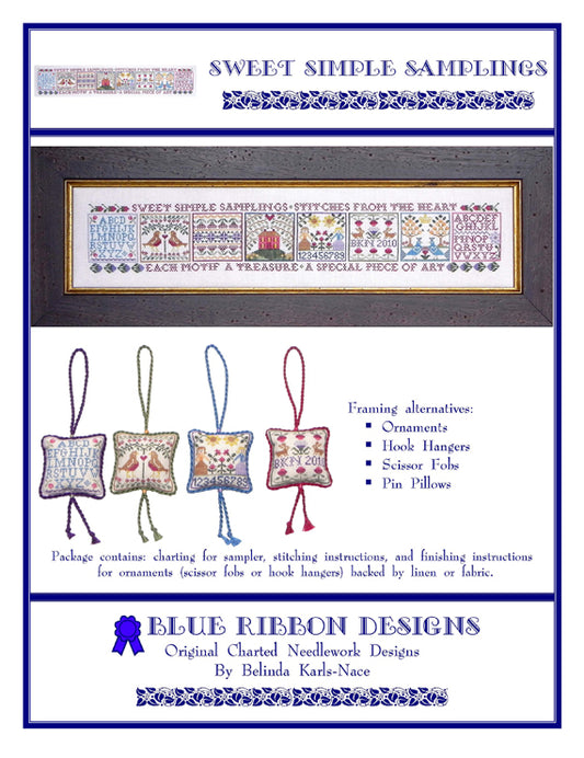 Sweet Simple Samplings by Blue Ribbon Designs