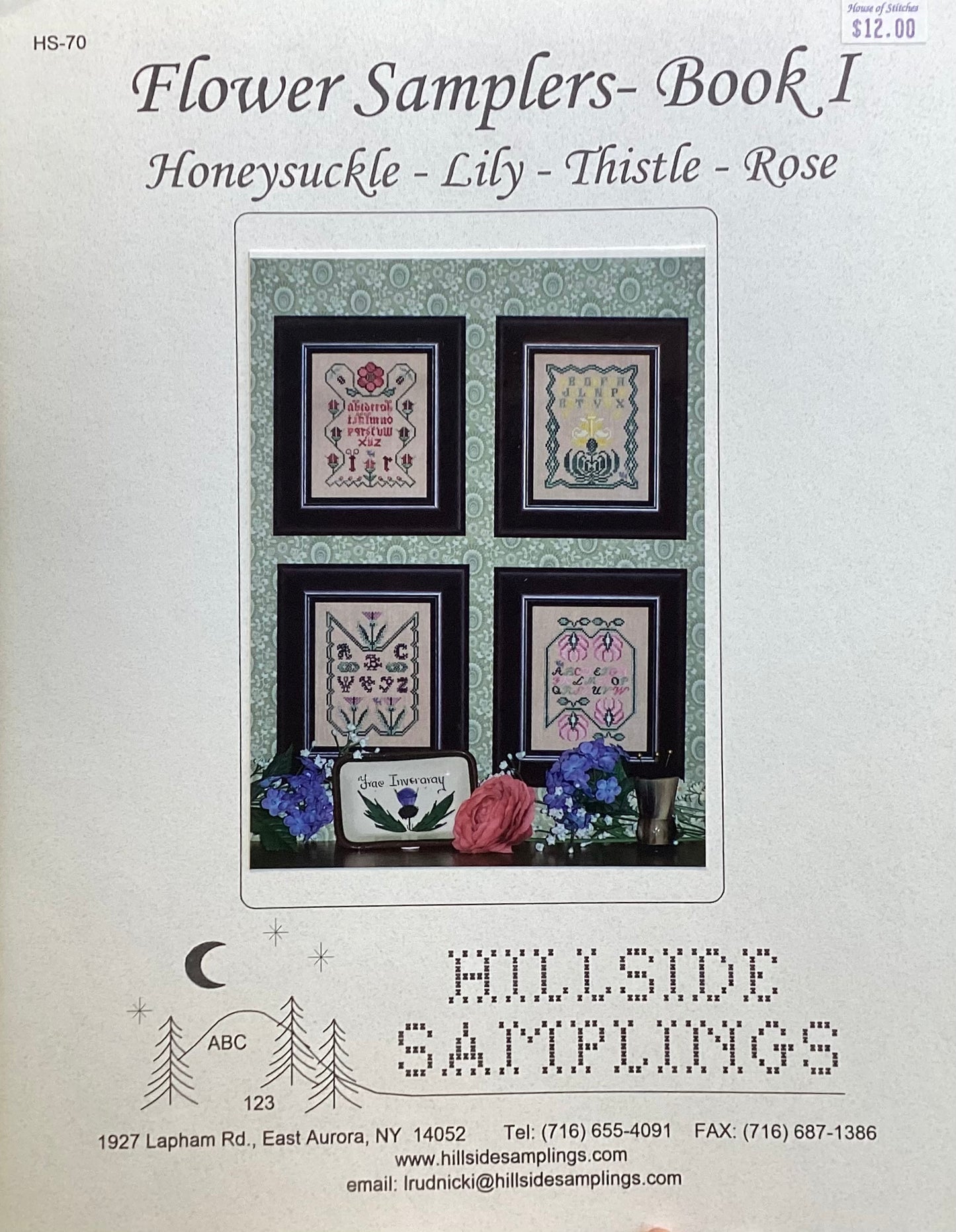 Flower Samplers Book 1 by Hillside Samplings