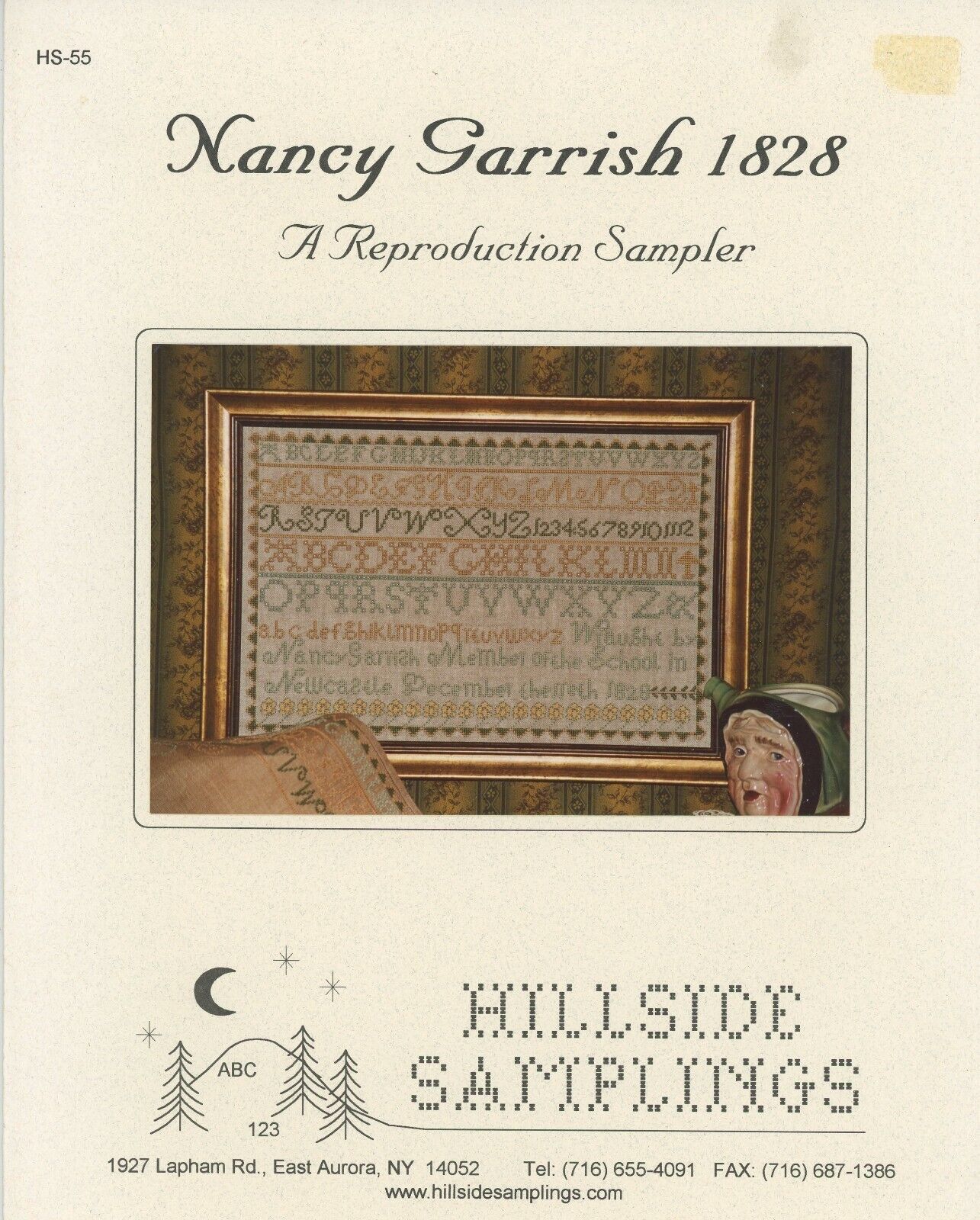 Nancy Garrish 1828 by Hillside Samplings