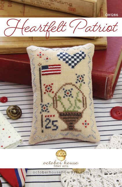 Heartfelt Patriot by October House Fiber Arts