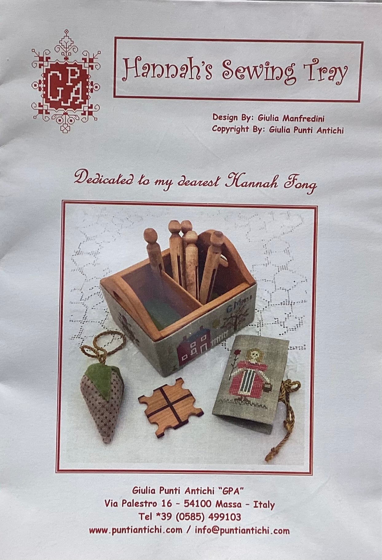 Hannah’s Sewing Tray by GPA